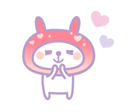 Dreamin' rabbit Hood sticker #11004787