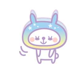 Dreamin' rabbit Hood sticker #11004790