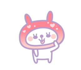 Dreamin' rabbit Hood sticker #11004791