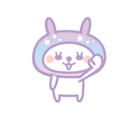 Dreamin' rabbit Hood sticker #11004793