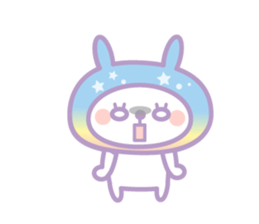 Dreamin' rabbit Hood sticker #11004794