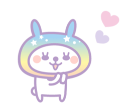 Dreamin' rabbit Hood sticker #11004798