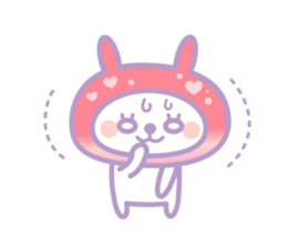 Dreamin' rabbit Hood sticker #11004799