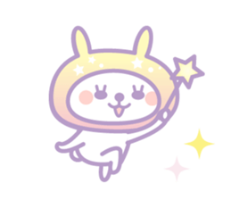 Dreamin' rabbit Hood sticker #11004800