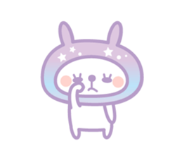 Dreamin' rabbit Hood sticker #11004801