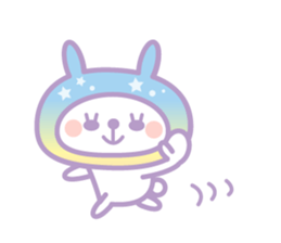 Dreamin' rabbit Hood sticker #11004802