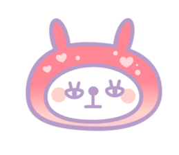 Dreamin' rabbit Hood sticker #11004803