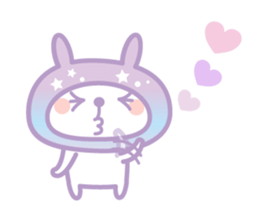 Dreamin' rabbit Hood sticker #11004805