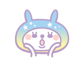 Dreamin' rabbit Hood sticker #11004806