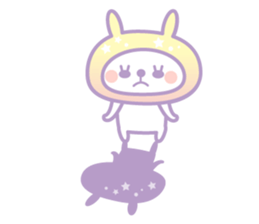 Dreamin' rabbit Hood sticker #11004808