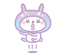 Dreamin' rabbit Hood sticker #11004809