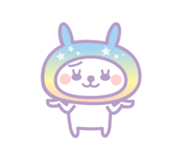 Dreamin' rabbit Hood sticker #11004810