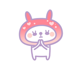 Dreamin' rabbit Hood sticker #11004811