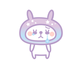 Dreamin' rabbit Hood sticker #11004813