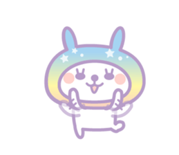 Dreamin' rabbit Hood sticker #11004814