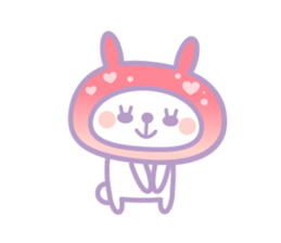 Dreamin' rabbit Hood sticker #11004815