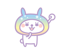 Dreamin' rabbit Hood sticker #11004818