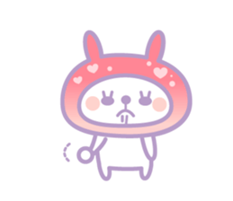 Dreamin' rabbit Hood sticker #11004819