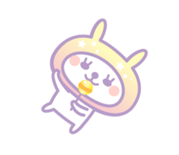 Dreamin' rabbit Hood sticker #11004820