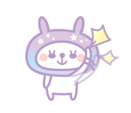 Dreamin' rabbit Hood sticker #11004821