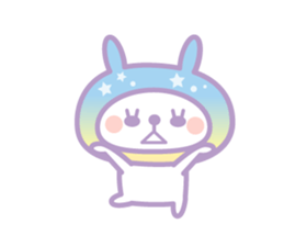 Dreamin' rabbit Hood sticker #11004822