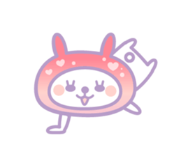 Dreamin' rabbit Hood sticker #11004823