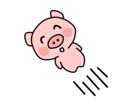 Boo of a pig2 sticker #11004884