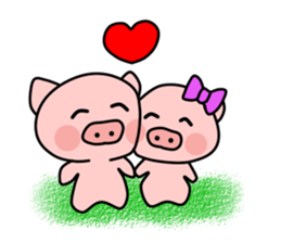 Boo of a pig2 sticker #11004889