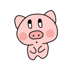 Boo of a pig2 sticker #11004903