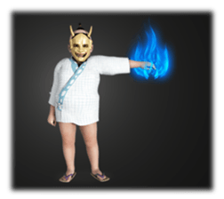 Surrealism man in the Edo period. sticker #11005422