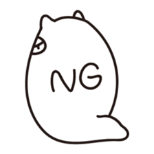 Slippery monster sticker #11005564