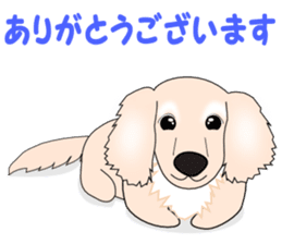 Gabu Gabu Dachshund "Dakuhachirou". sticker #11005609