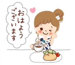 Of the adult girl is an honorific softly sticker #11005767