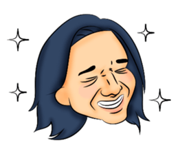 Long hair boyfriend sticker #11006059