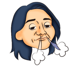 Long hair boyfriend sticker #11006063