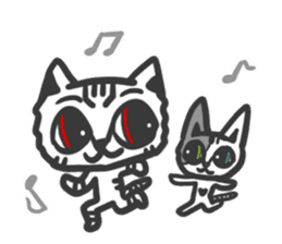 JieJie & Uncle Cat sticker #11006090