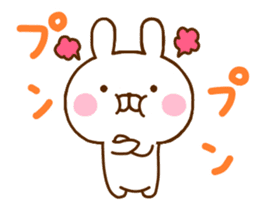 Rabbit Usahina with penpen 4 sticker #11006128