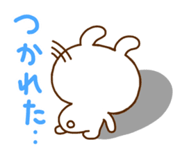 Rabbit Usahina with penpen 4 sticker #11006130