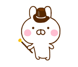 Rabbit Usahina with penpen 4 sticker #11006131