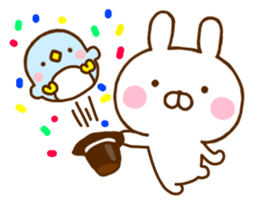 Rabbit Usahina with penpen 4 sticker #11006132