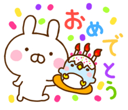Rabbit Usahina with penpen 4 sticker #11006133