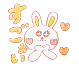 The cute rabbit usako sticker #11006148