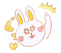 The cute rabbit usako sticker #11006155