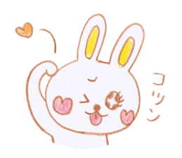 The cute rabbit usako sticker #11006166