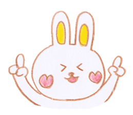 The cute rabbit usako sticker #11006177