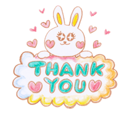 The cute rabbit usako sticker #11006179