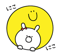 **Ribbon Rabbit** sticker #11006207