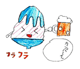 Shaved ice chan sticker #11006475