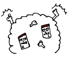 Twins of socks "Lefton and Righton" sticker #11006760