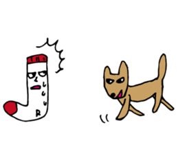 Twins of socks "Lefton and Righton" sticker #11006770